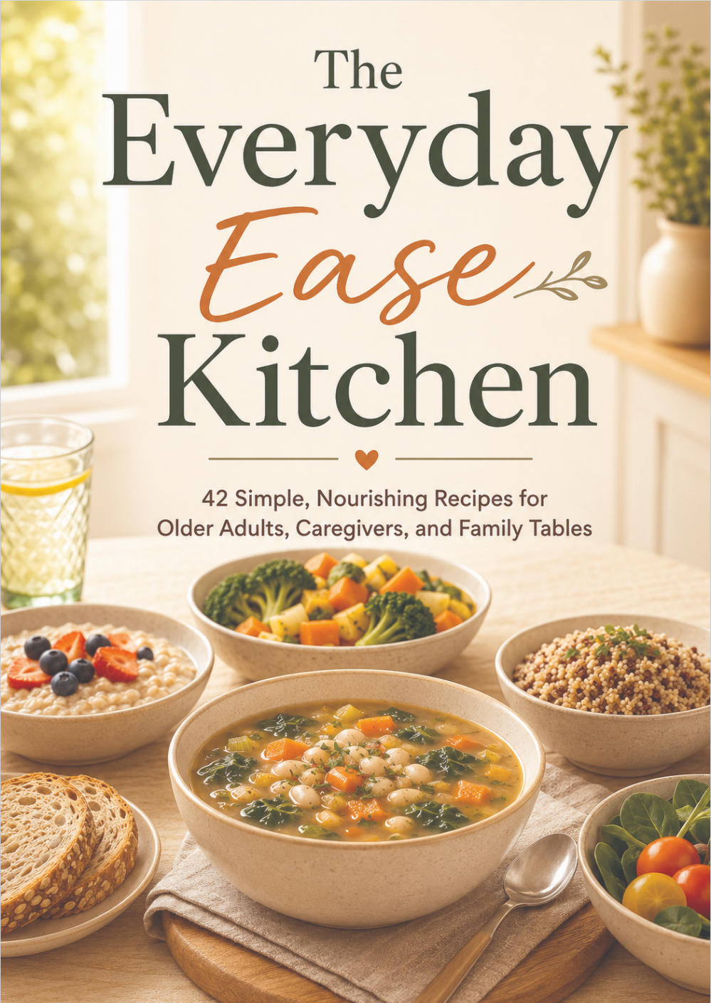 The Everyday Ease Kitchen(Subtitle): 42 Simple, Nourishing Recipes for Older Adults, Caregivers, and Family Tables