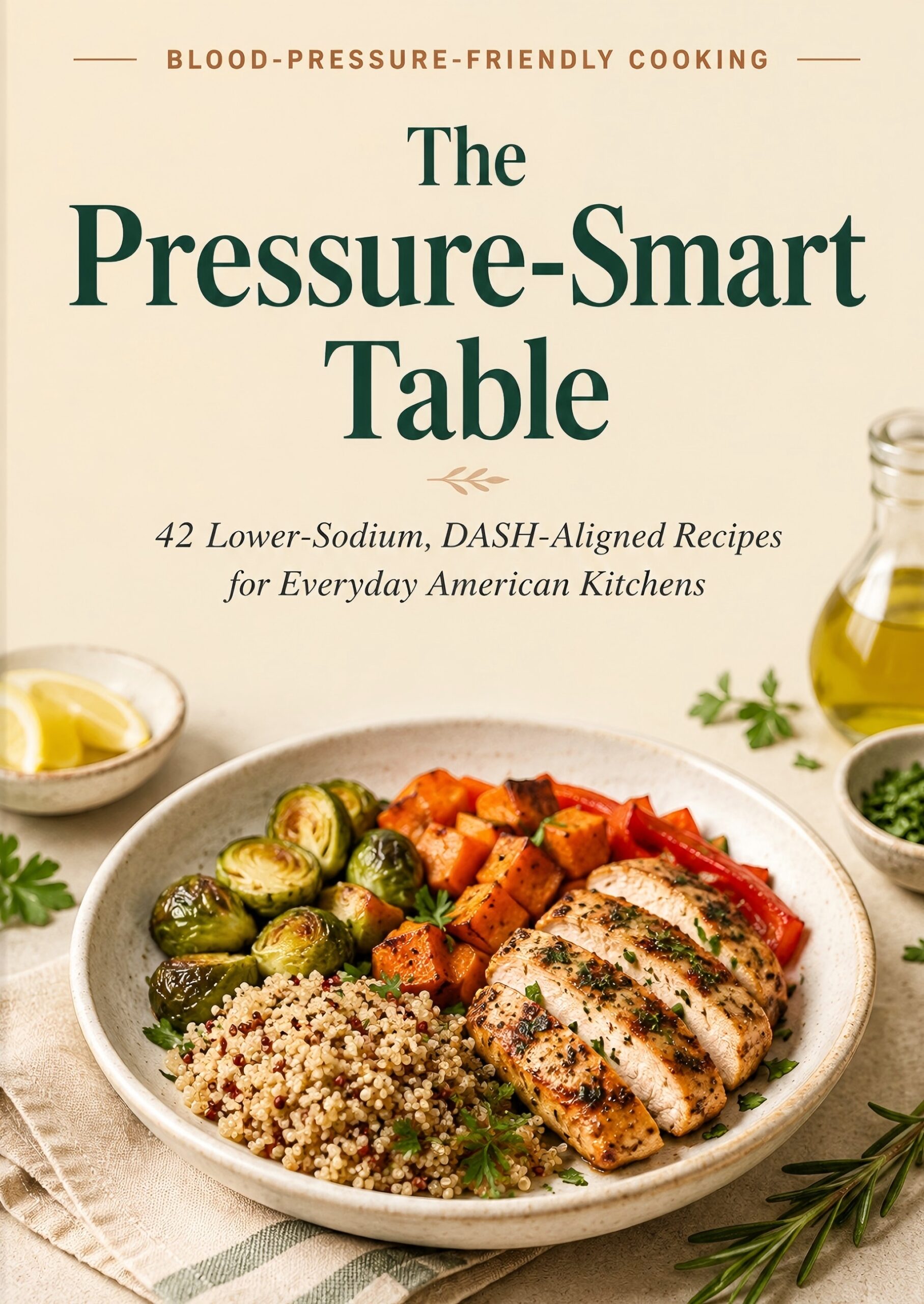 The Pressure-Smart Table (Subtitle) : 42 Lower-Sodium, DASH-Aligned Recipes for Everyday American Kitchens