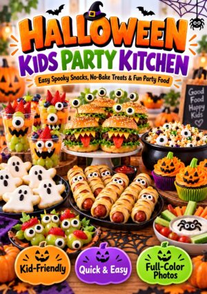 Halloween Kids Party Kitchen Cookbook,