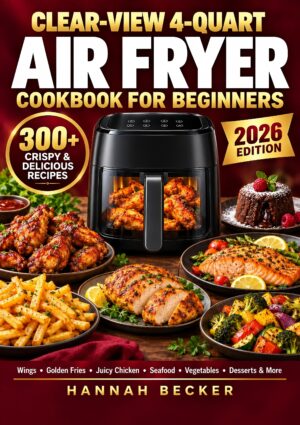 Clear-View 4-Quart Air Fryer Cookbook for Beginners