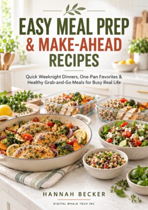 Easy Meal Prep & Make-Ahead Recipes Cookbook