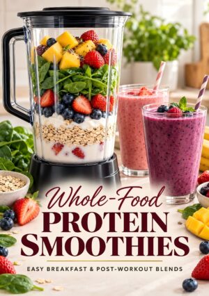 Whole-Food Protein Smoothies Cookbook: