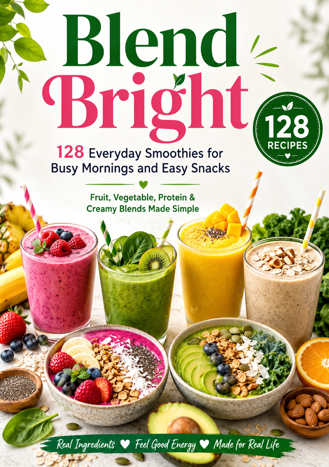 Blend Bright: 128 Everyday Smoothies for Busy Mornings and Easy Snacks