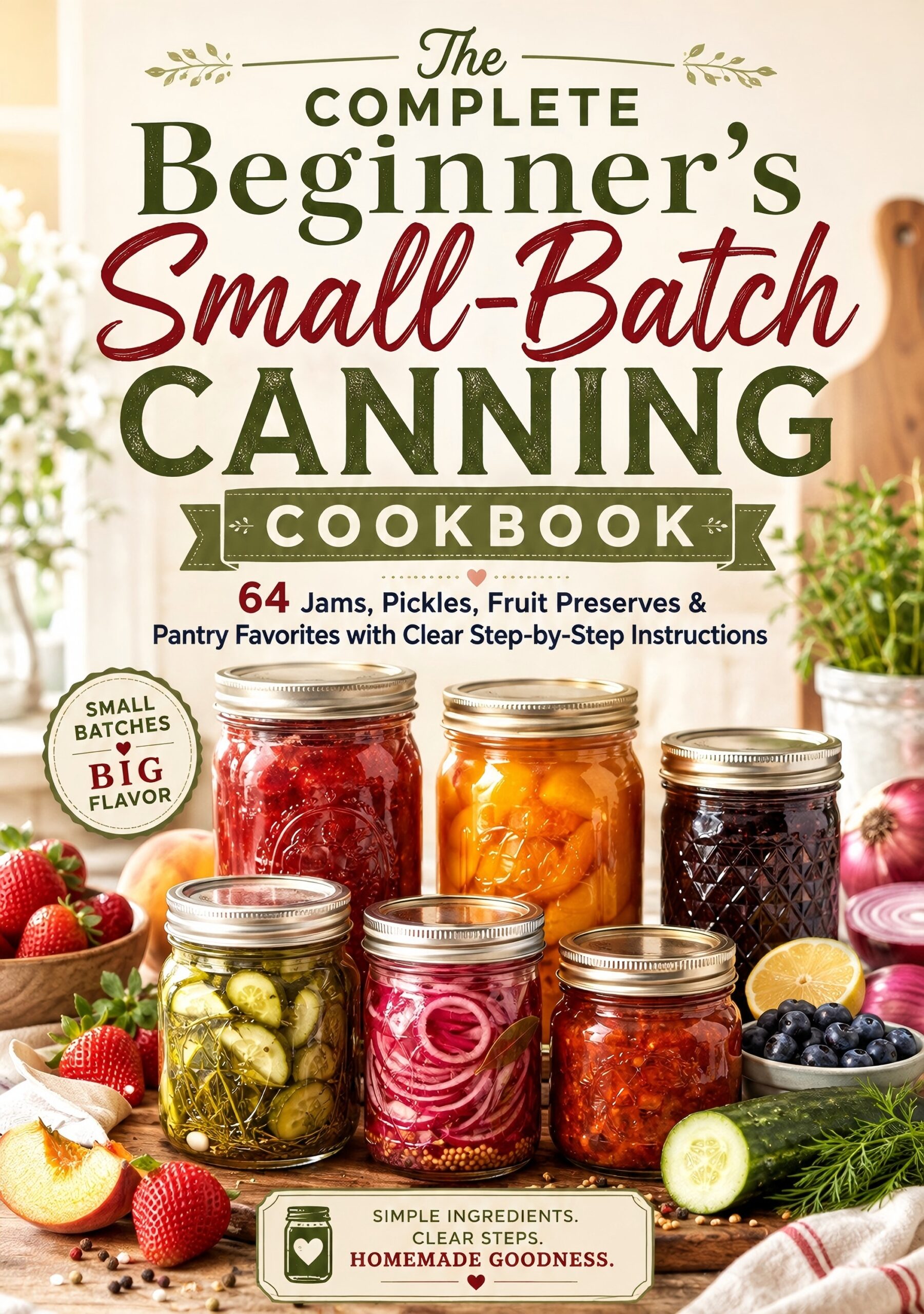 The Complete Beginner's Small-Batch Canning Cookbook